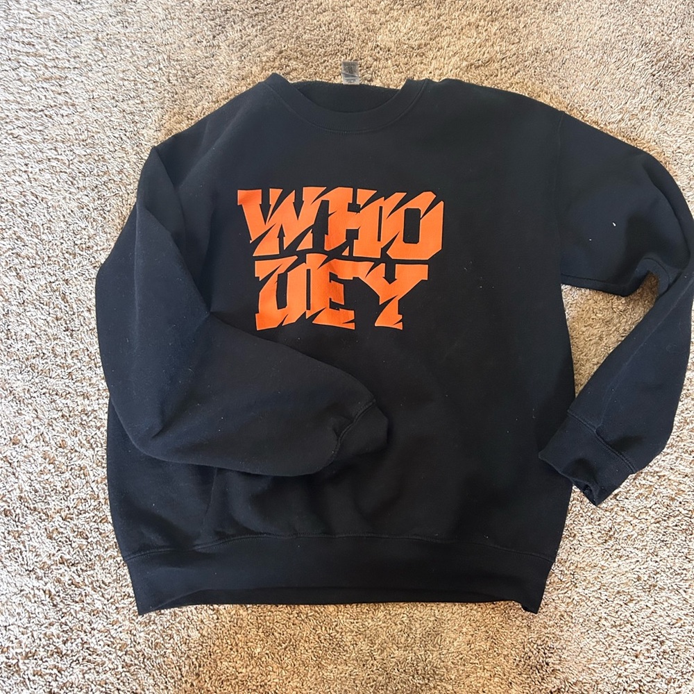 Cincinnati Bangles Crewneck Sweater WHO DEY